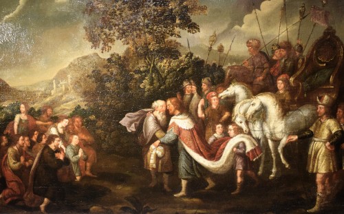 Jacob et Ésaü - Maître flamand du 17e siècle